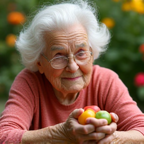 Oma Traudi, Gartenzauber und Mickey