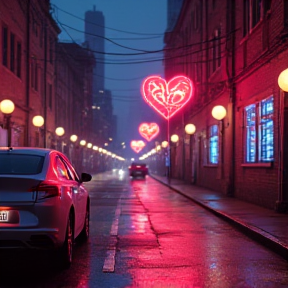 Neon Hearts