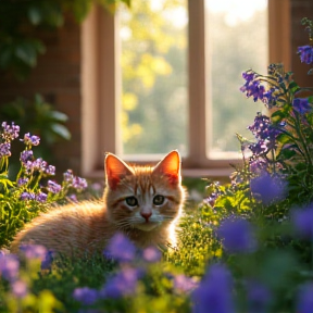 Bluebells in the Garden