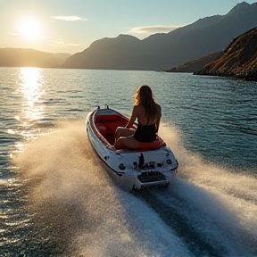 Sébastien sur son jet ski