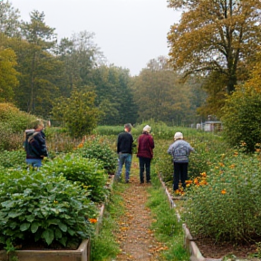 Kleingärtner in der Kolonie Königsworth