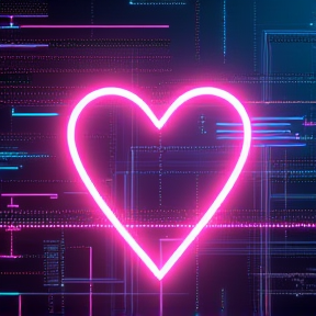 Pixel Heart Love