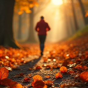 Footsteps Over Leaves