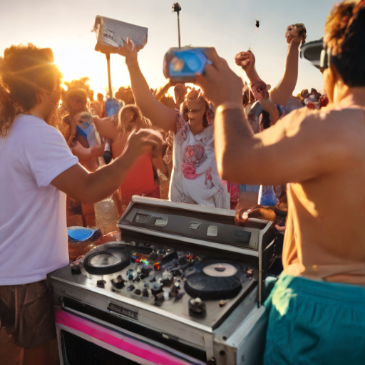 dansen op het strand