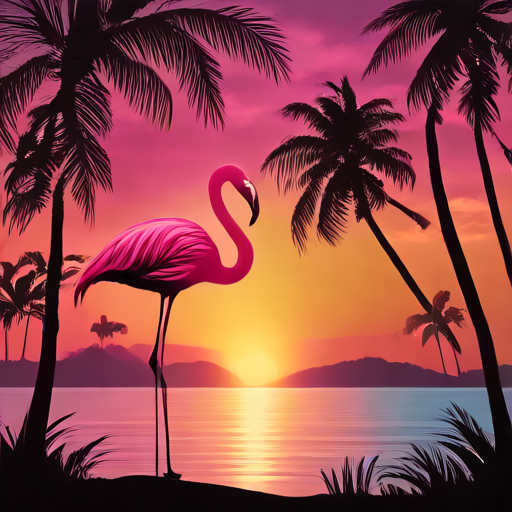 ferry de roze flamingo