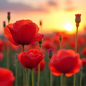 Red Flowers