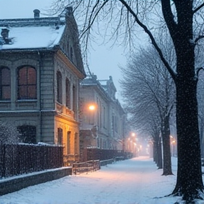 基辅的雪