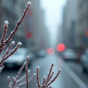 基辅的雪