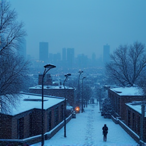 基辅的雪