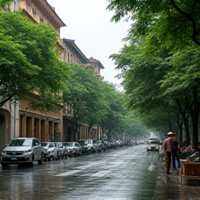 Saigon rain in nostalgia