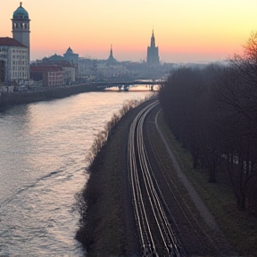 Wellen der Elbe