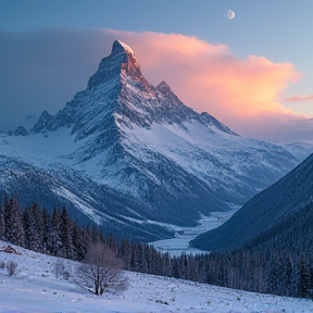 Montanha ao Amanhecer