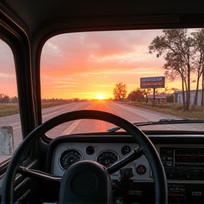 Der Lkw Fahrer 