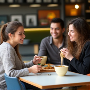 Nudeln im Jugendcafé