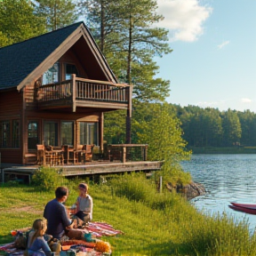 Lake Day Family