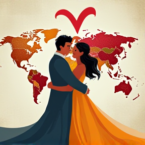 love entre countries