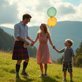 Birthday Serenade in Scotland