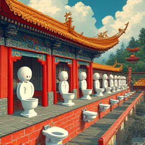 Skibidi Toilets in China