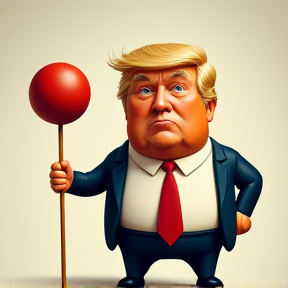 Trump has only got one ball