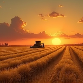 Wheatfields of Kansas