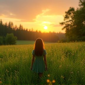 Girl in Green