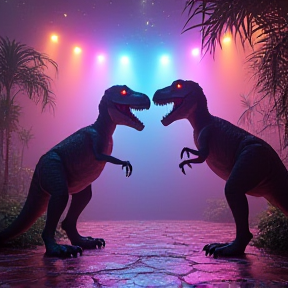 Dancing dinosaurs 