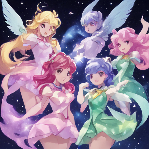 Cosmic stars: a magical girls series