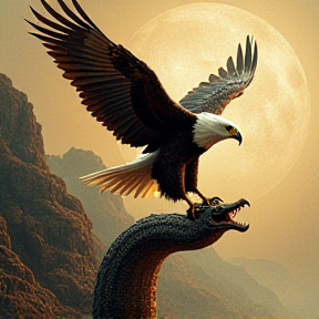 L’AIGLE ET LE SERPENT