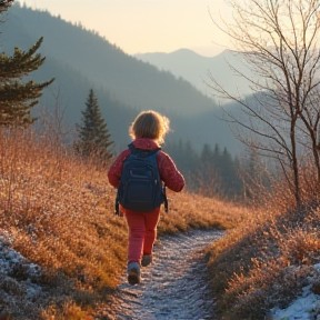 Childhood on the slopes