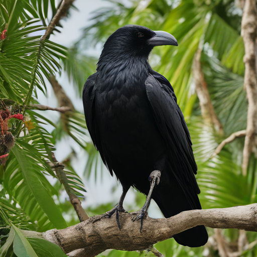 Wild Crows of Tamu Island.