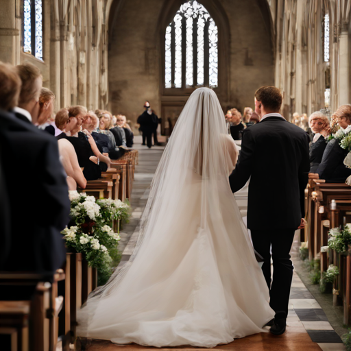 Hochzeit Einzug Braut