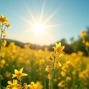 Rays of Springtime Sparkle