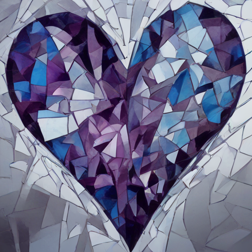 Shattered Glass Heart