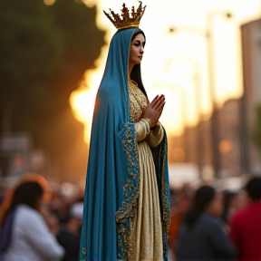 A la Virgen de los Ángeles