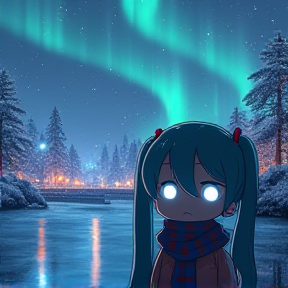 Miku - Black winter day