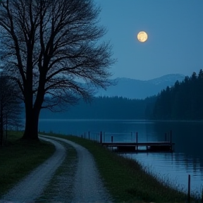 Waiting by the Lake