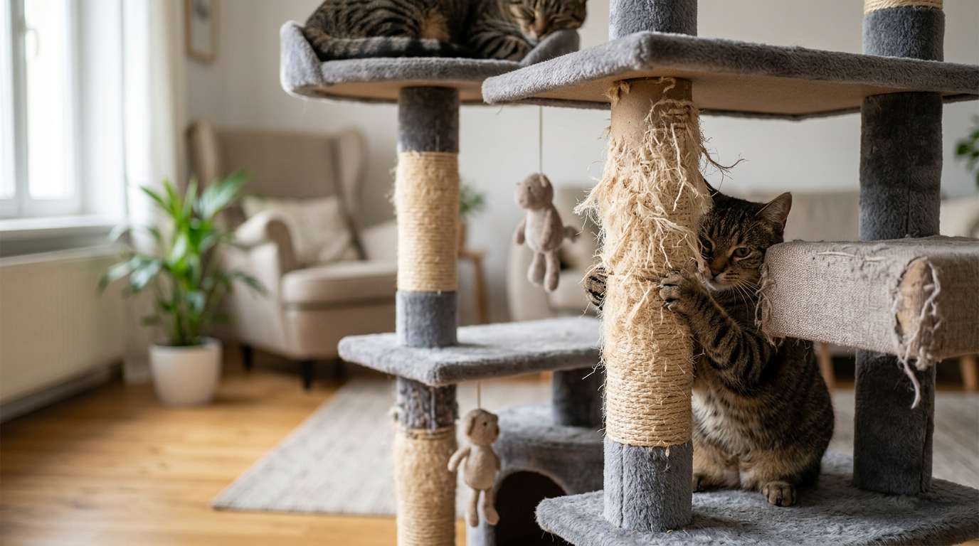 When to Replace a Cat Tree: Lifespan & Safety Signs