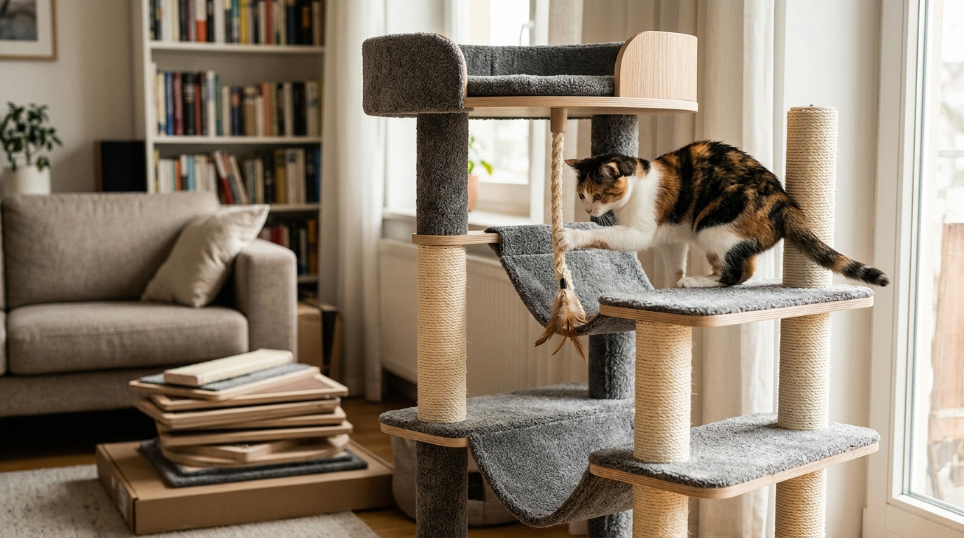 Why Cats Love Cat Trees: Climbing, Scratching & Rest