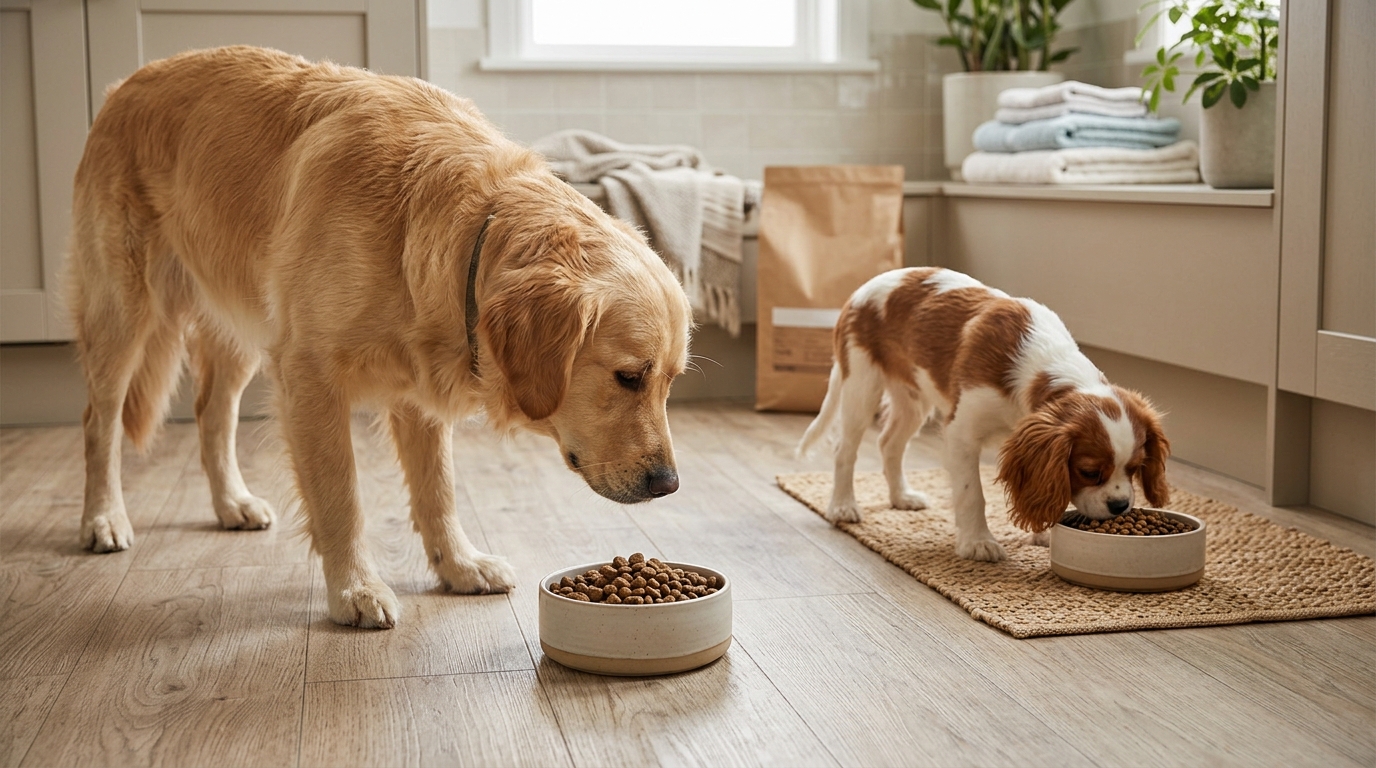 When to Switch Your Puppy to Adult Food by Breed Size