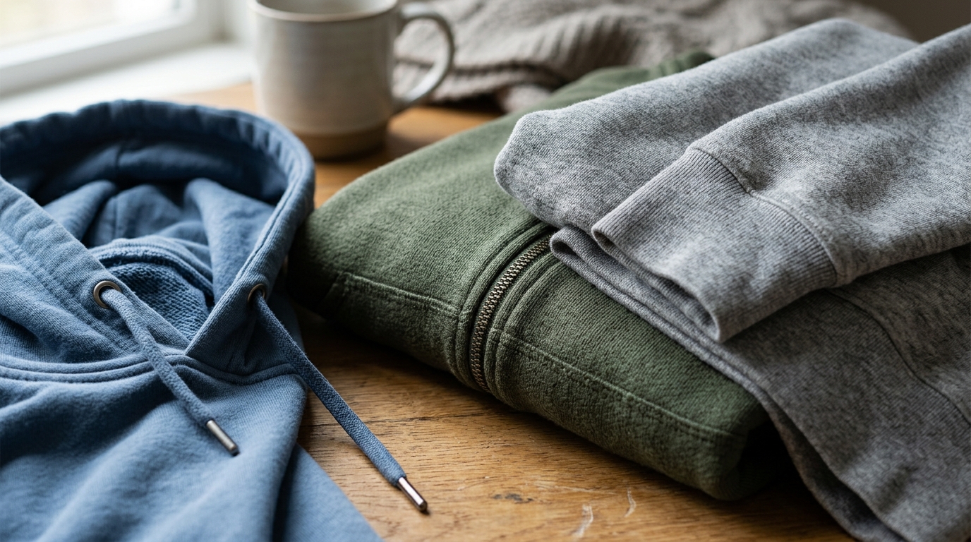 Types of Hooded Sweatshirts: Fits, Fabrics & Closures