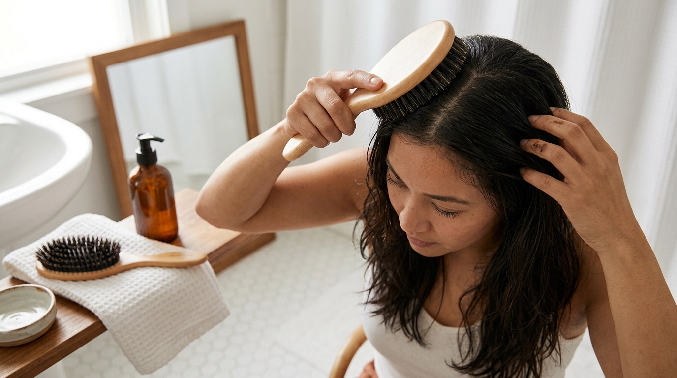 Best Brush for an Oily Scalp: What to Use and How