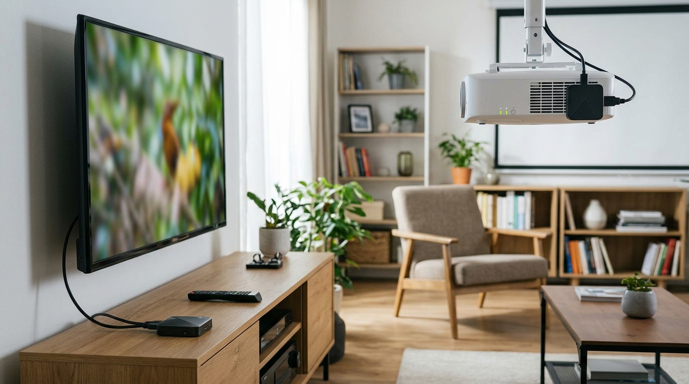 Watch TV on a Projector Wirelessly: 3 Ways