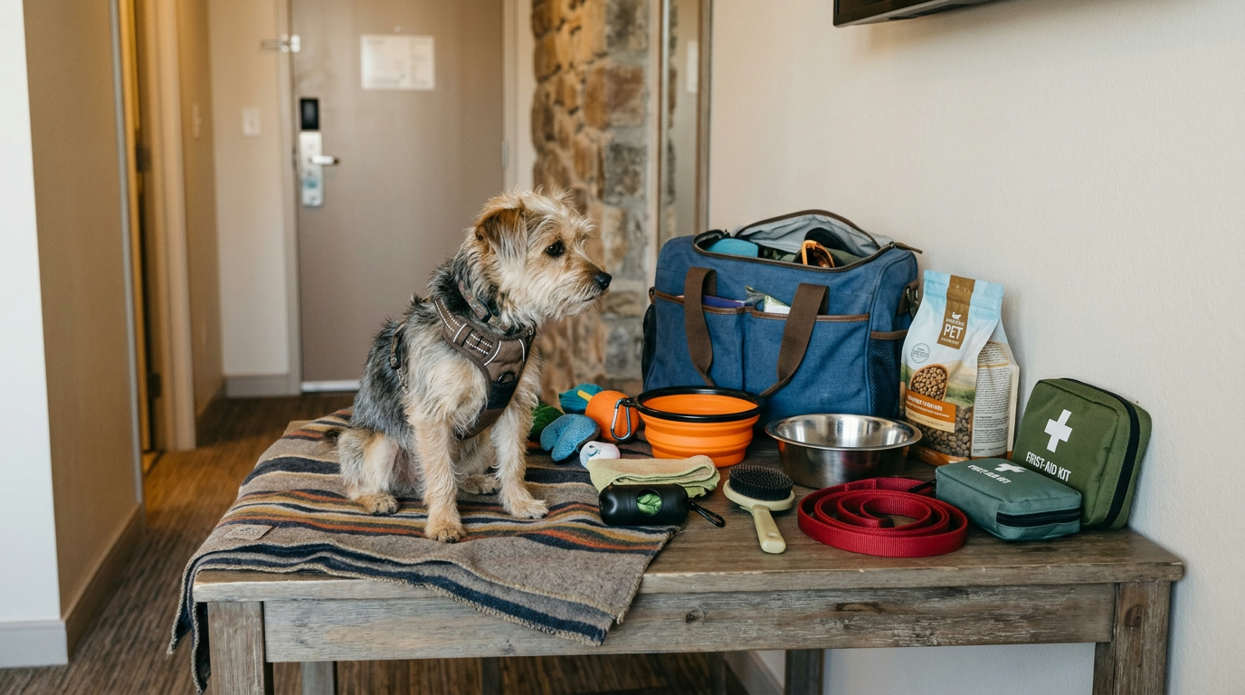 10 Must-Have Travel Essentials for Pet-Friendly Hotels