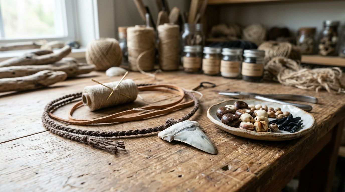 What Are Shark Tooth Necklaces Made Of? Materials Guide