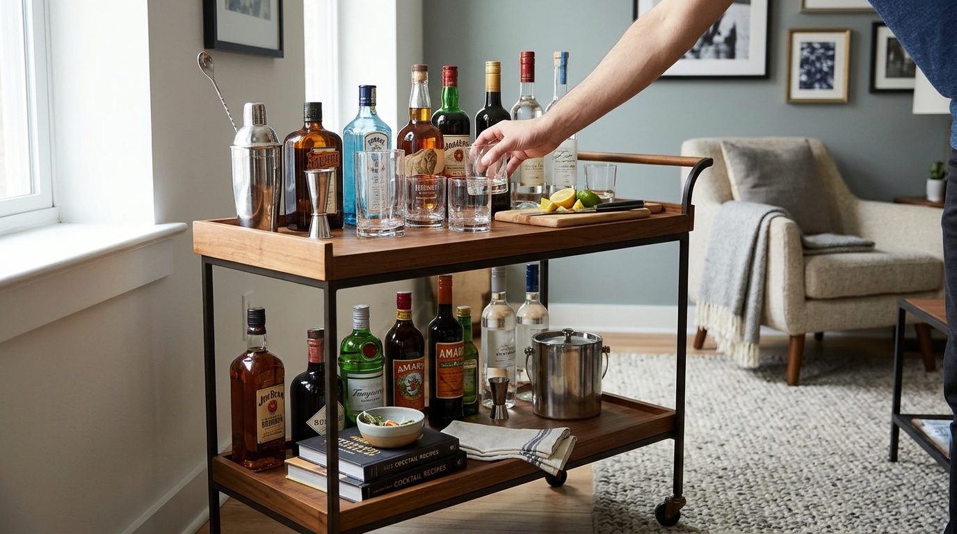 Best Bar Cart for Home Use: What to Look For