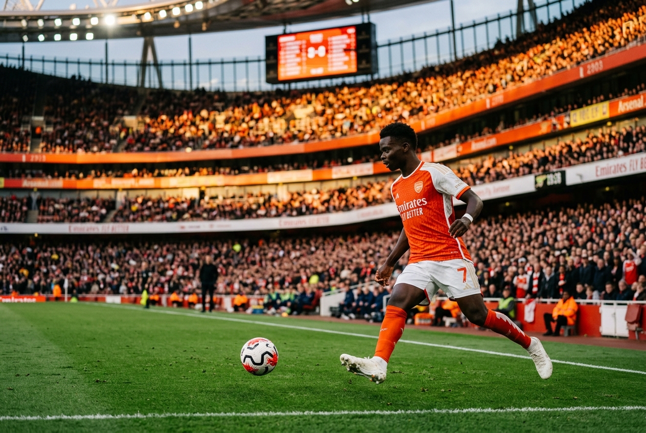 Saka at 23: Arsenal's Leader, England's Hope, Football's Future