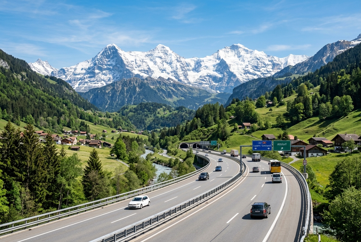 Schweizer Autobahnvignette 2025: Kosten & Kauf