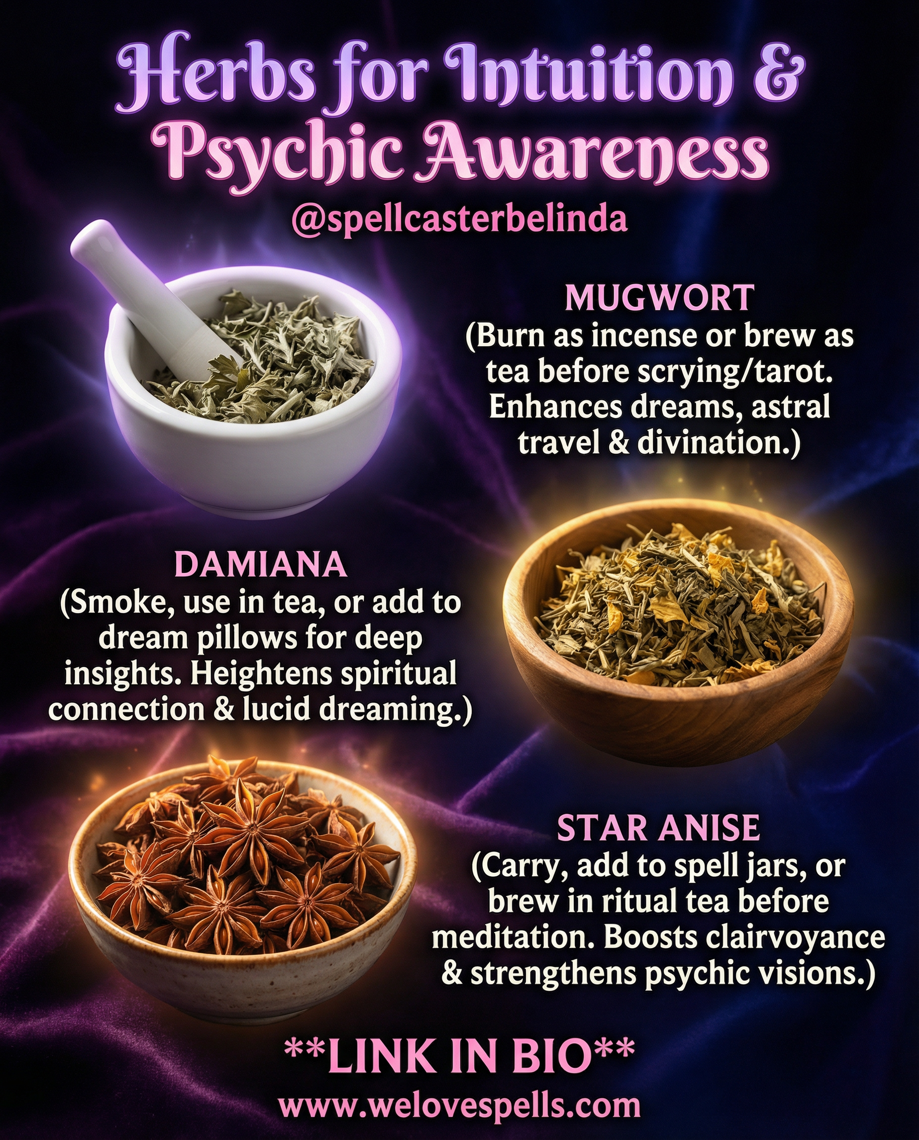 Psychic Herbs for Third Eye Magick