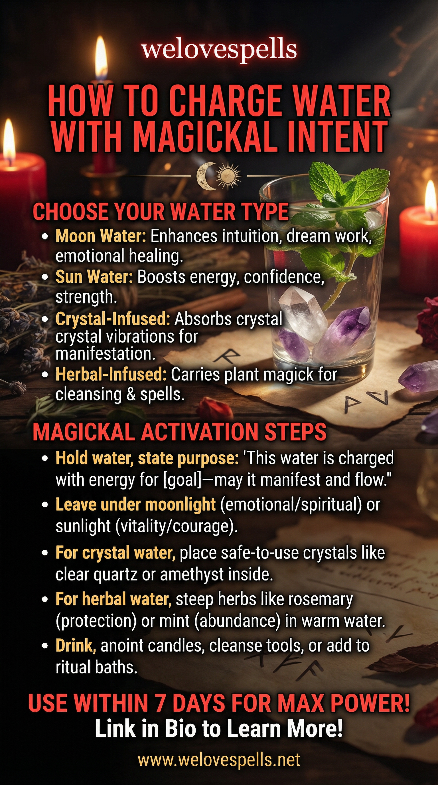 Moonlit Ritual to Charge Water with Magickal Intent