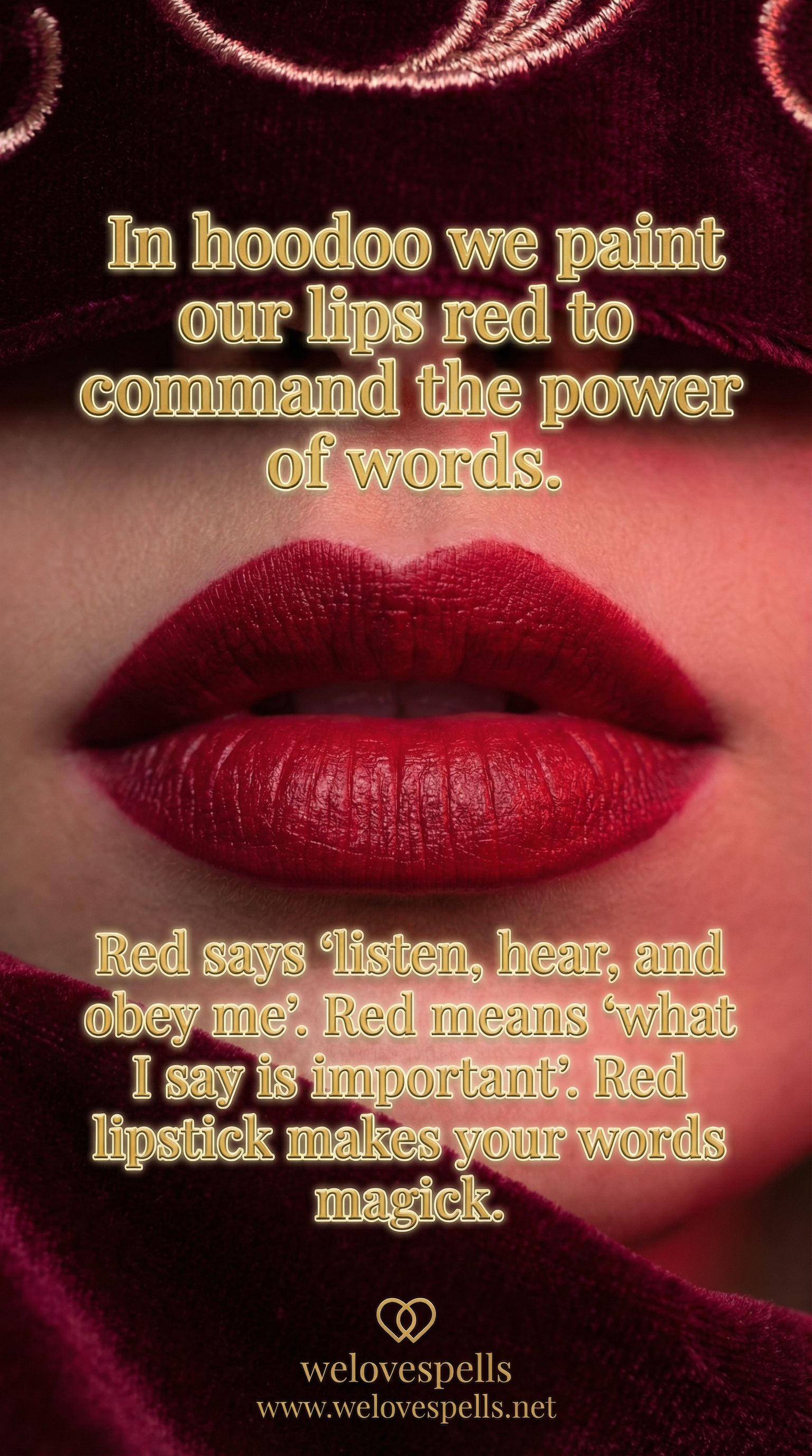 Red Lipstick Rituals in Hoodoo Tradition